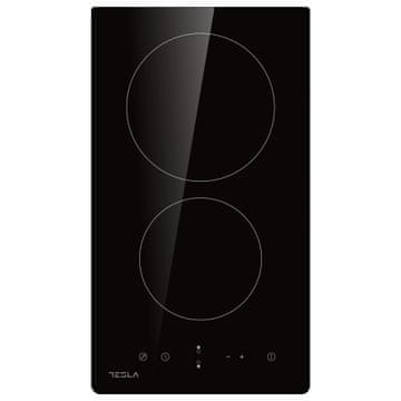 TESLA HV3201MB staklokeramička ploča, na dodir 2 zone kuhanja, 9 razina snage, 3300 kW