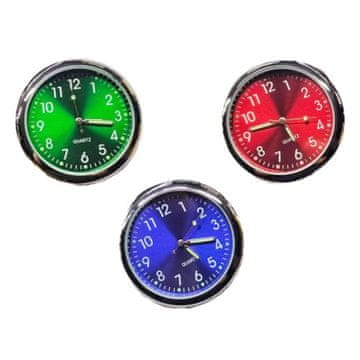 HOME & MARKER® Vintage svjetleći automobilski sat (set 3 kom), fluorescentni, samoljepljivi, univerzalna upotreba | LITTIME Plava+Zelena+Crvena