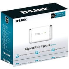 D-Link Gigabit PoE injektor 30 W 802.3at 1 port