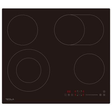 TESLA HV6411MX staklokeramička ploča, na dodir, 4 zone, 9 razina snage, 6600 kW