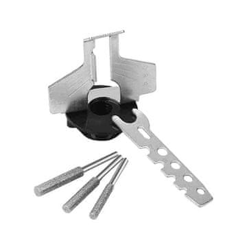 Netscroll Univerzalni nastavak za brušenje lanca motorne pile, za većinu električnih brusilica, set s priborom, ChainSharpPro