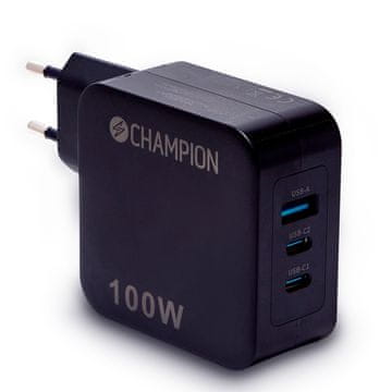 Champion Kućni punjač 100W GaN PD QC 3 priključka
