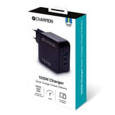 Champion Kućni punjač 100W GaN PD QC 3 priključka