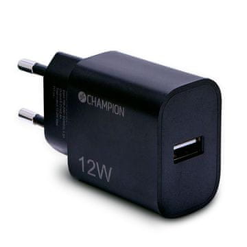 Champion Kućni punjač 12W USB A kompaktni 5V 2.4A
