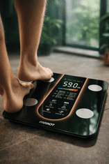 Farrot Pametna vaga za analizu tijela Bluetooth BMI masnoća voda mišići 180 kg aplikacija digitalna vaga