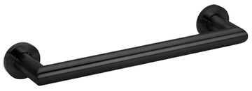 SAPHO Crni Mat Držač Ručnika Jednoramenski X-ROUND 300 mm