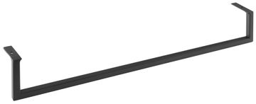 AQUALINE Držač ručnika ispod umivaonika 665x98mm, crna mat, AQUALINE