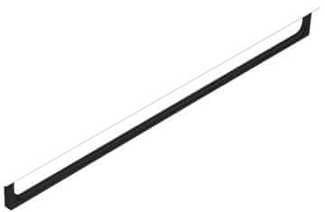 Gsi NUBES crni držač ručnika, 120 cm, GSI, moderno i elegantno rješenje za vašu kupaonicu