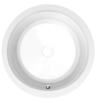 POLYSAN OBLO okrugla kada s konstrukcijom 165x48 cm, bijela