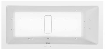 POLYSAN Hidromasažna Kada MARLENE 200x90 cm, Active Hydro-Air, Kromirana