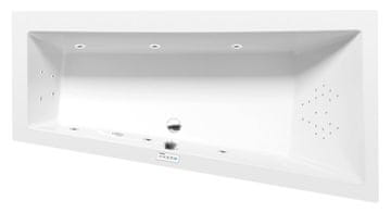 POLYSAN ANDRA R hidromasažna kada, 170x90x45cm, Highline Hydro, kromirana