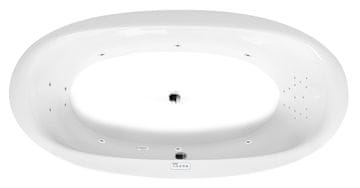 POLYSAN Polysan Hidromasažna Kada 190x95x46 cm, Highline Hydro, Bijela, Ovni Dizajn