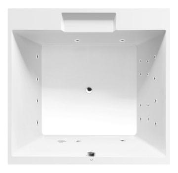 POLYSAN Hidromasažna Kada CAME 175x175 cm Атtraction Hydro, Kromirana