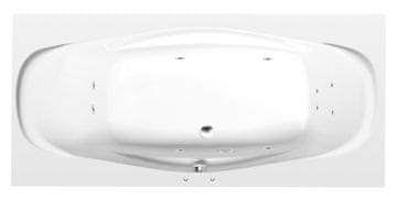 POLYSAN Polysan Garda Hidromasažna Kada 190x90 cm - Active Hydro, Kromirana