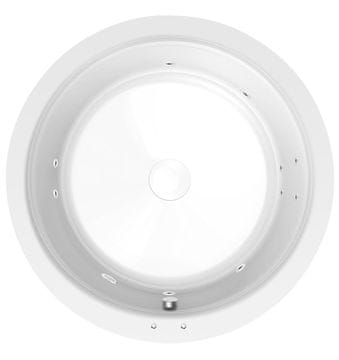 POLYSAN Kromirana hidromasažna kada OBLO 165x48 cm s Active Hydro sustavom