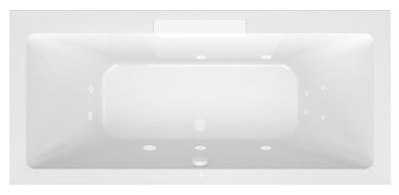 POLYSAN Hidromasažna kada CASCATA, 185x85x45cm, bijela kaskada, Active Hydro