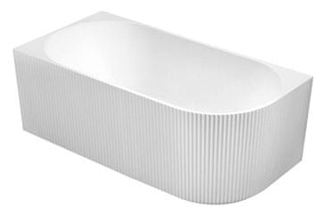 AQUALINE TIBERA STRIP L kutna samostojeća kada, 150x75cm, bijela