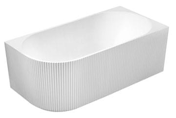 AQUALINE TIBERA STRIP R kutna samostojeća kada, 170x80cm, bijela