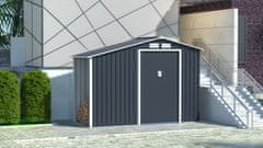 IWHOME Vrtna Kućica LUCIFER B 6,53 m² Antracit - Pocinčani Čelik