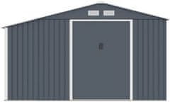 IWHOME Vrtna Kućica LUCIFER B 6,53 m² Antracit - Pocinčani Čelik