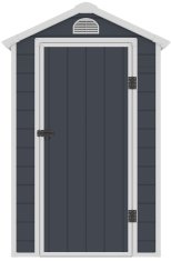 IWHOME Vrtna Kućica APATE B 2,57 m² Tamno Siva s UV Zaštitom