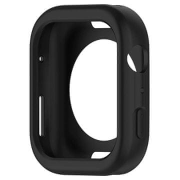 slomart Kućište Silicone Watch Case za Apple Watch 41 mm (Serija 7/8/9) - crno