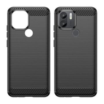 slomart Kućište Carbon Case za Xiaomi Redmi A1+ od fleksibilnog silikona, karbonski ovitak, crno