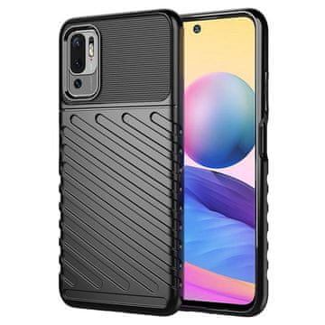 slomart Thunder Case elastična oklopna maskica za Xiaomi Redmi Note 10 5G / Poco M3 Pro crna