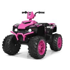 Northix Dječji električni quad 12V 2.8-5 kmh LED ružičasti