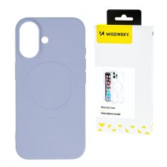 slomart Silikonska maskica Wozinsky Silicone Case kompatibilna s MagSafe za Samsung Galaxy S24 FE - ljubičasta