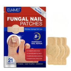 Netscroll Obnavljajući flasteri za njegu noktiju 21 kom za poboljšanje izgleda promjena na noktu, FungalPatches.