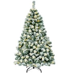 Northix Božićno drvce 135 cm sa snijegom i 200 LED svjetala