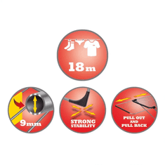 Lamart LT8102 Mexo stalak za sušenje odjeće, 18 m