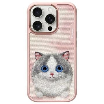 slomart Etui Nimmy Big Eyed Pet 2.0 Cat za iPhone 16 Pro Max - roza