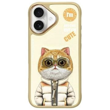 slomart Etui Nimmy Cool&Cute 2.0 Cat za iPhone 16 - zeleno