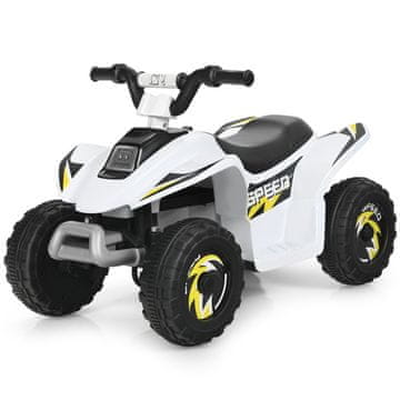 Northix Mini električni dječji quad 6V 2,8–4,6 km/h 73 x 40 x 44,5 cm bijeli