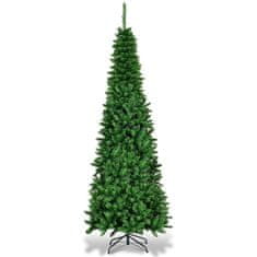 Northix Božićno drvce 200 cm uskog oblika s 250 LED svjetala