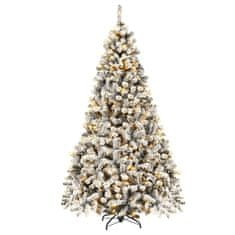 Northix Božićno drvce 225 cm sa snijegom i 450 LED svjetala
