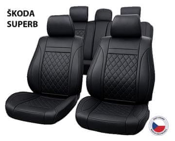 Autopotahy Perfetto VL Škoda Superb crna