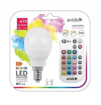 NIPEKO spol. s r.o. LED žarulja (9570905) SMART E14 LED controlled RGB+W 4.9W, 470lm