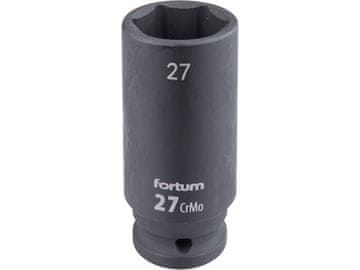 Fortum Utičnica 4703227 impact wrench 1/2", 27mm, L 78mm, CrMoV