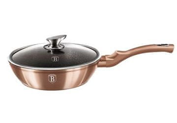 Berlingerhaus Duboka tava s poklopcem BH-1517 24cm Rosegold Metallic Line