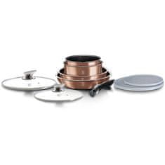 Berlingerhaus Set posuđa BH-6147 with removable handle 9 pcs Rosegold Metallic Line