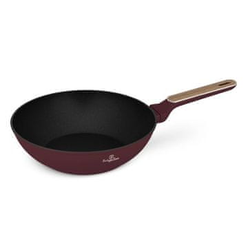 Berlingerhaus WOK tava s titanskom površinom i poklopcem BH-8296 28 cm 28 cm Leonardo Nordic Collection
