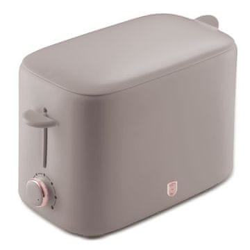 Berlingerhaus Toster BH-9701 with cover 750 W Taupe Collection