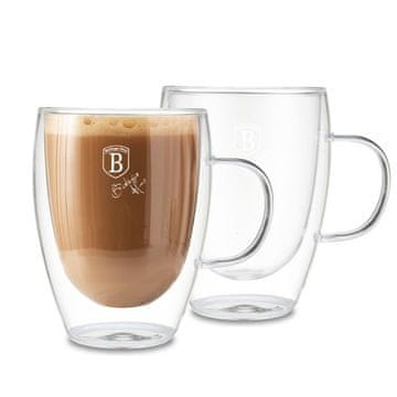 Berlingerhaus Šalica za kavu BH-8768 glass 300 ml set of 2 pieces