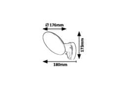 Rabalux Vanjska zidna svjetiljka 8134 Varna LED IP54 12W, 720lm black 4000K