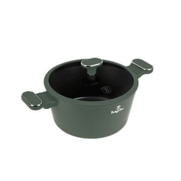 Berlingerhaus Lonac s titanijskim premazom BH-8201 with lid 24 cm Matte Green Collection