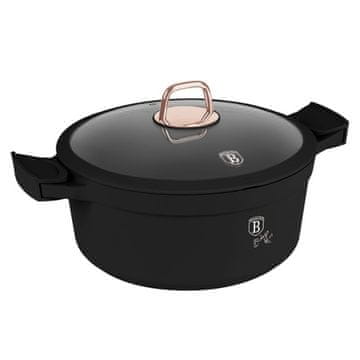 Berlingerhaus Lonac s titanijskim premazom BH-7784 with lid 28 cm Black Rose Collection