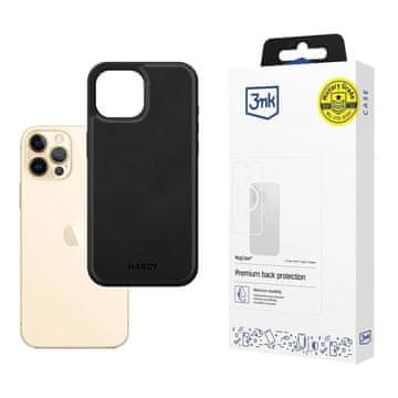 slomart Etui 3mk Hardy Apple Silky Leather MagCase za Apple iPhone 12 Pro Max - crno